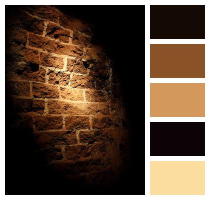 Natural Stone Wall Lighting Bricks Natural Stones Light Wall Masonry Image